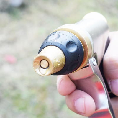 Adjustable Mist Shower Jet Metal Garden Hose Spray Gun