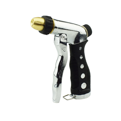 4 Bar Metal Hose Spray Gun , Garden Hose Nozzle Sprayer Single Pattern