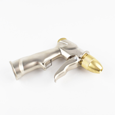 8 Function Metal Hose Spray Gun , High Pressure Gun For Garden Hose