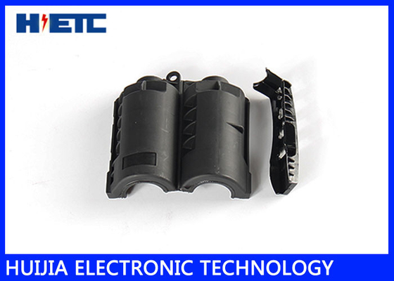 Black HJ1212S Gel Seal Closure , Fiber Optic Joint Enclosure