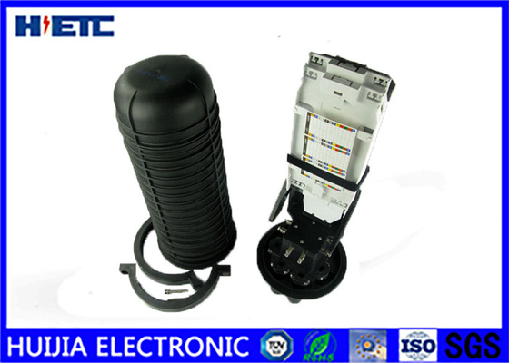 IP68 Fiber Optic Splice Enclosure , Dome Fiber Optic Splice Closure