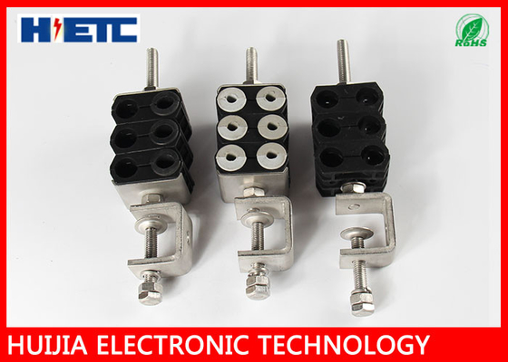 7/8 Inch SS304 RF Cable Clamp 6 Way For Telecom Tower