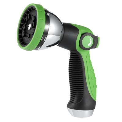 ROHS Ergonomic ABS TPR Garden Hose Pipe Spray Gun